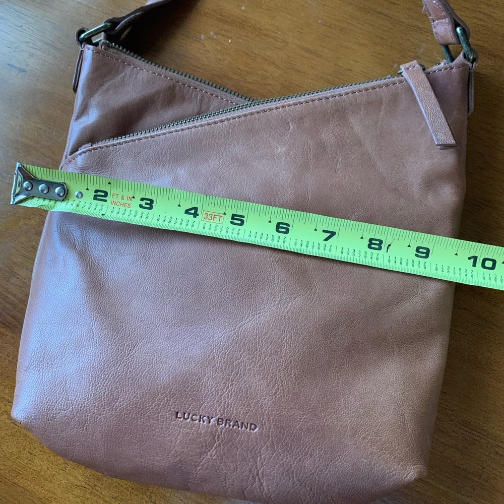Lucky Brand Tan Leather Crossbody Bag - Picture 11 of 11